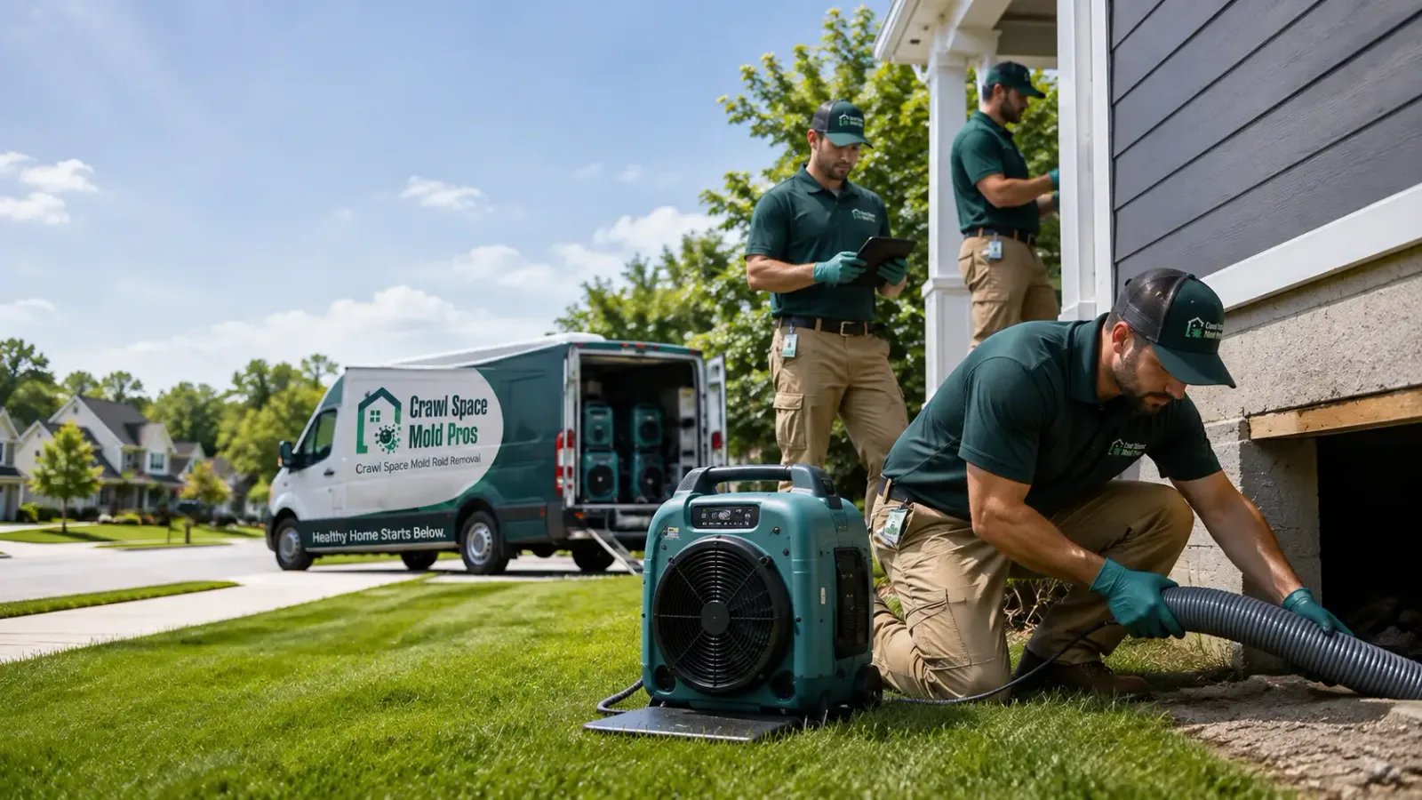 Crawl Space Mold Removal in New York Mills, MN